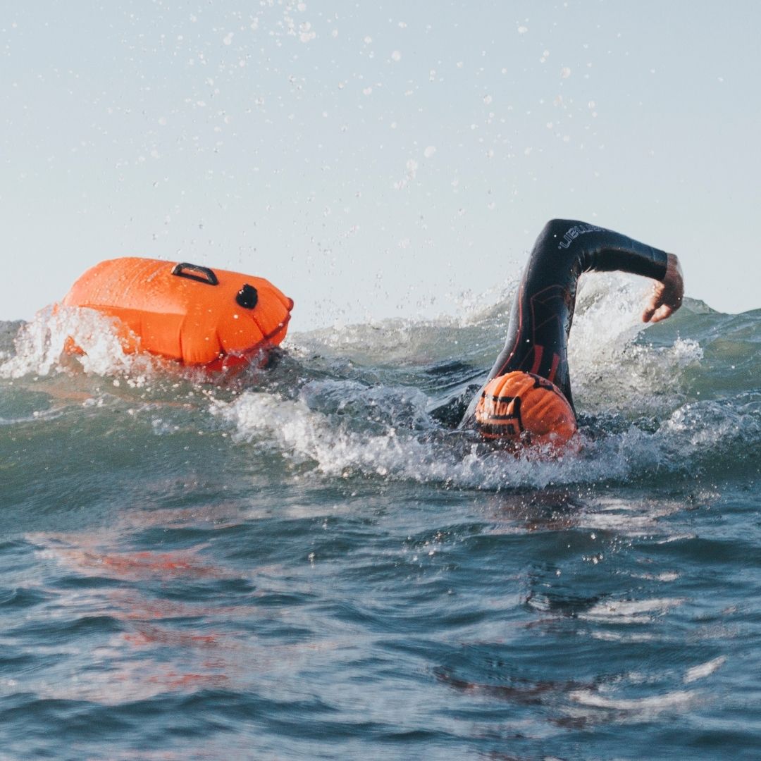 Boya Drybag Buddyswim 28 litros Naranja