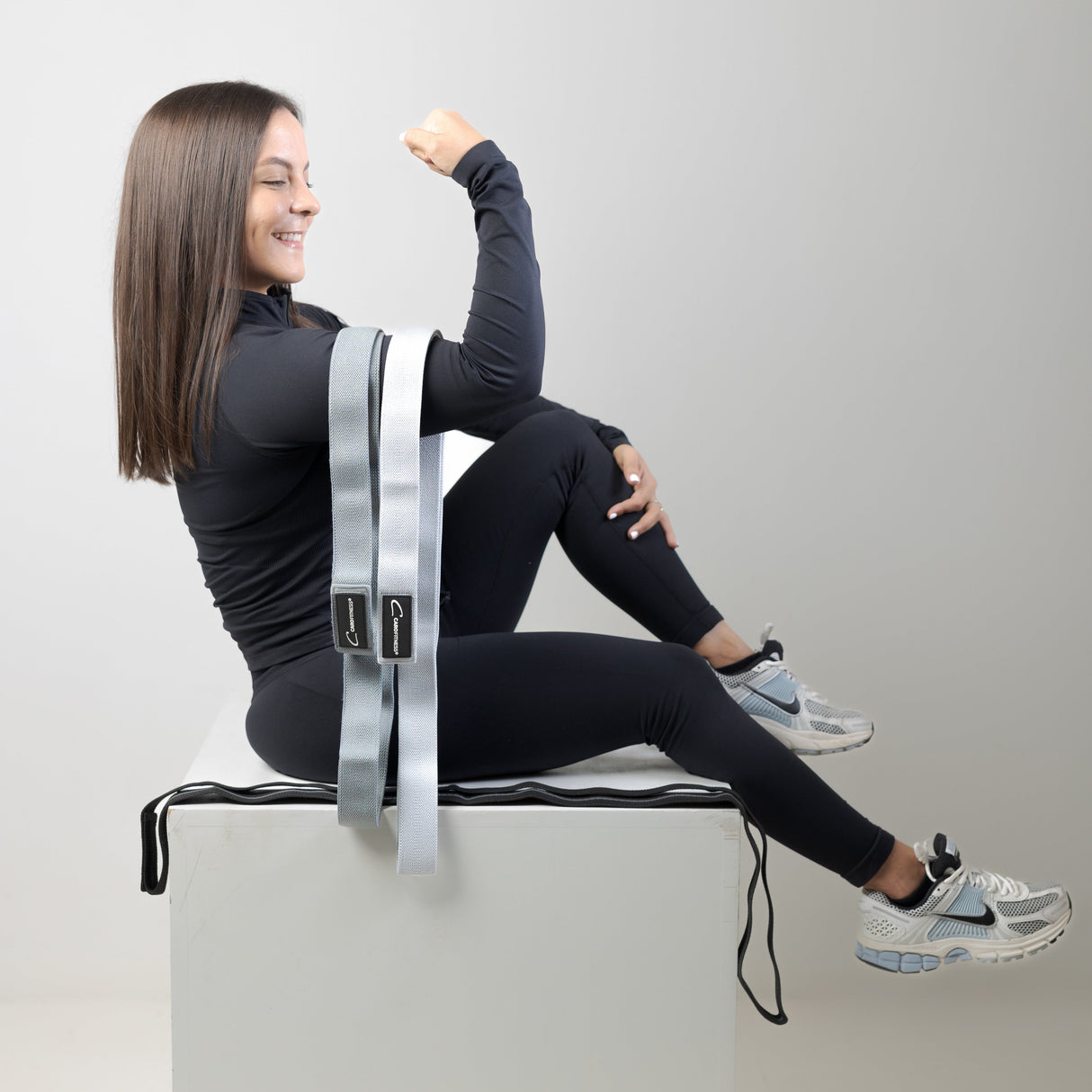 Bandas de resistencia de tela (3 niveles + bolsa)