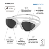 Gafas Natación Buddyswim Ozean White/Smoke