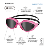 Gafas Buddyswim Ozean Pink-Black/Smoke