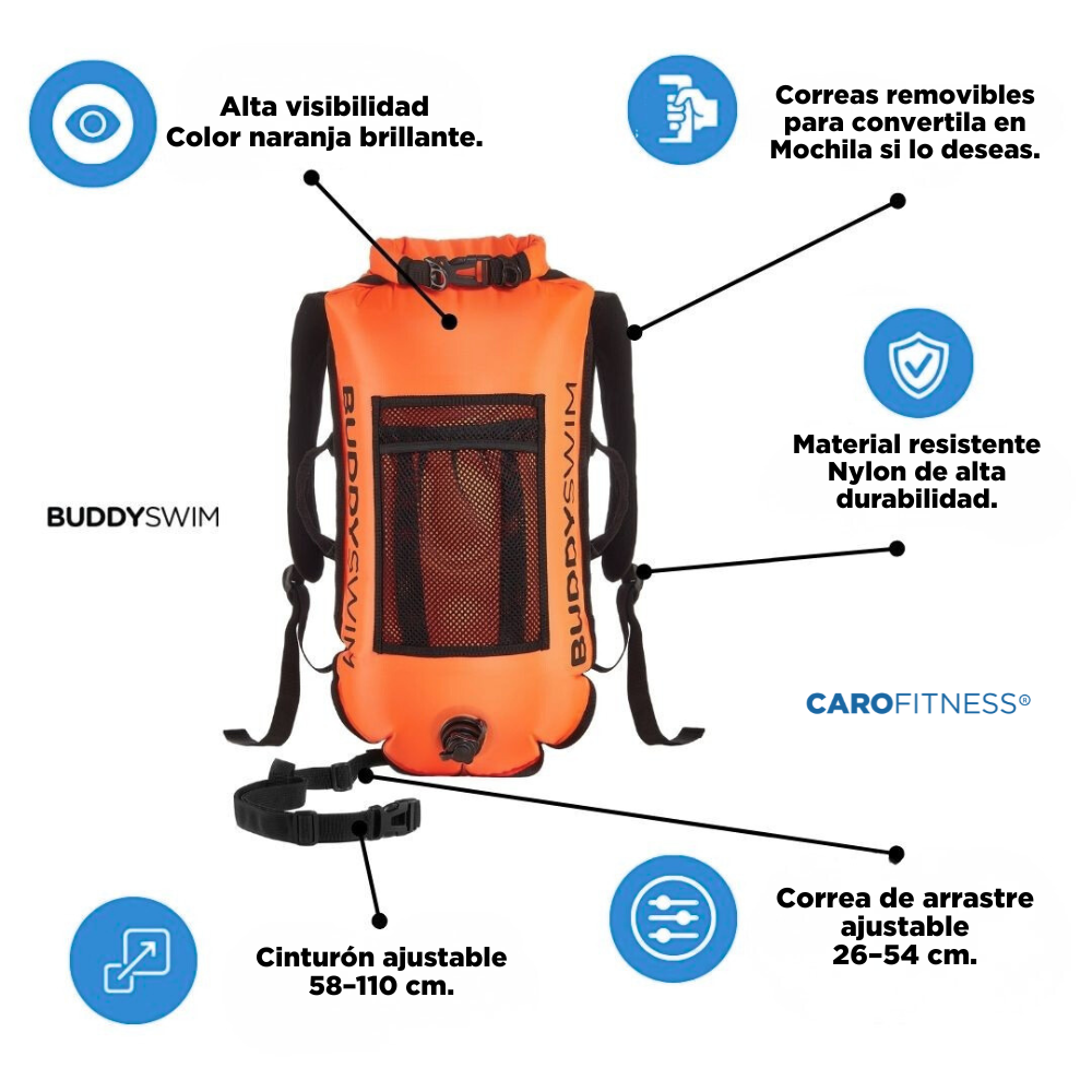 Boya Drybag Buddyswim Backpack 28 litros