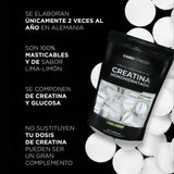 Tabletas masticables Creatina "Creapure® GLUCO"