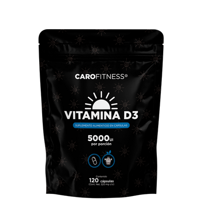 Vitamina D3 5000 UI 120 Cápsulas