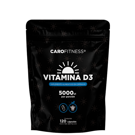 Vitamina D3 5000 UI 120 Cápsulas