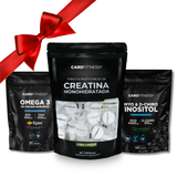 KIT TRÍO — Bienestar Total Creatina masticable, Inositol & Omega 3